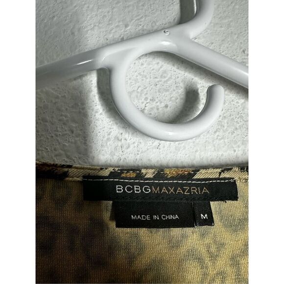 BCBG Maxazria Bohemian Cheetah Print Wrap Dress Size M - Picture 3 of 16